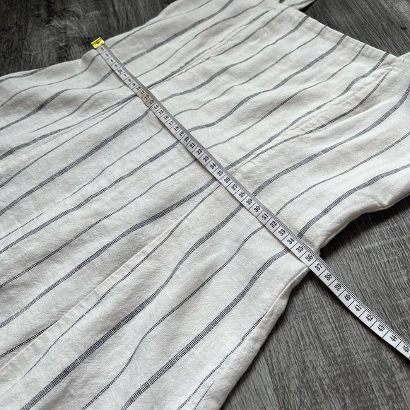 Linen Summer Dress. Worn Twice. Has Stripes. - Picture 5 of 8